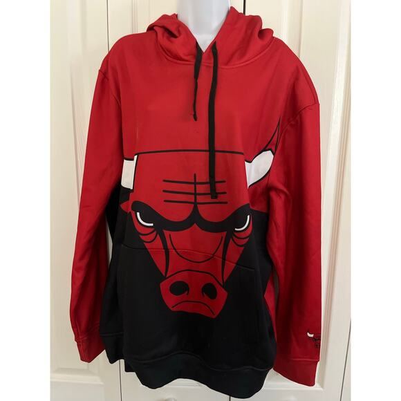 Chicago Bulls NBA Team Logo Fashion Long Sleeve Pullover Hoodie FOCO mens Nba - Picture 11 of 13